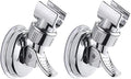 2pcs Adjustable Shower Head Holders Removable Suction Cup Shower Head Bracket No Drill Shower Head Bracket